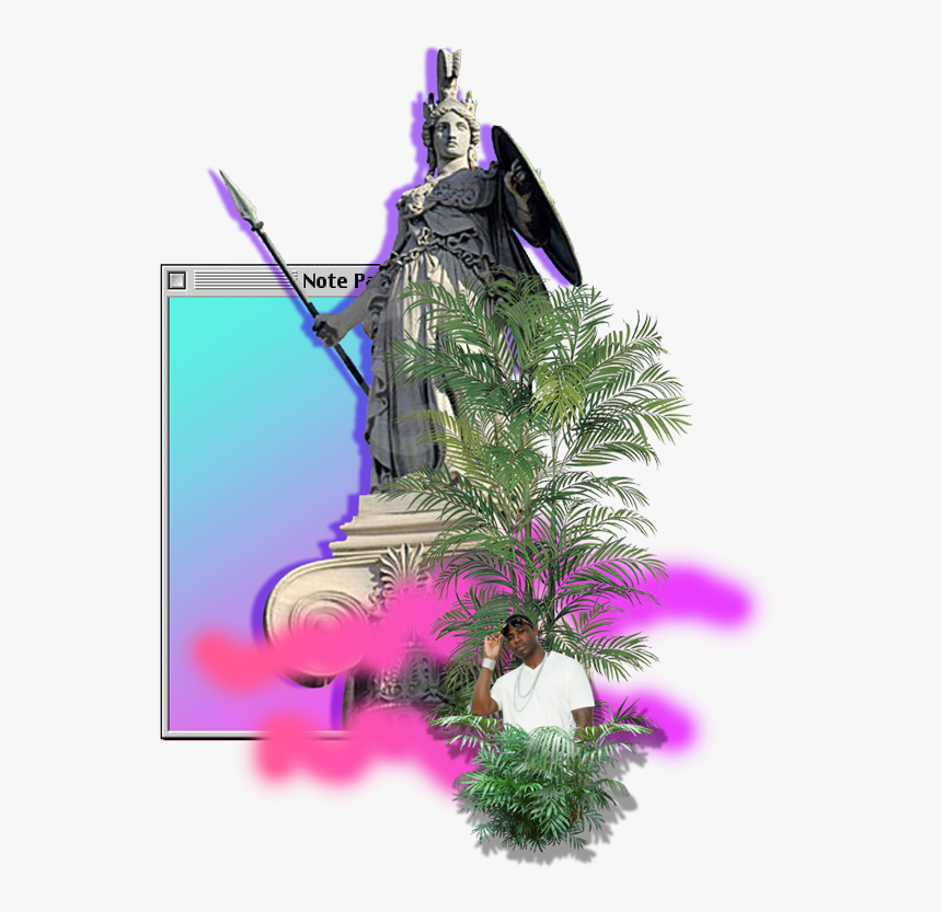 Vaporwave Tree Png Transparent, Png Download