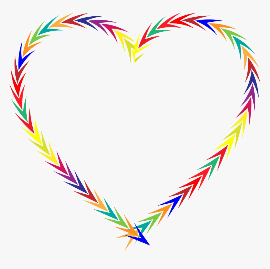 Heart,leaf,symmetry - Transparent Colorful Icons, HD Png Download