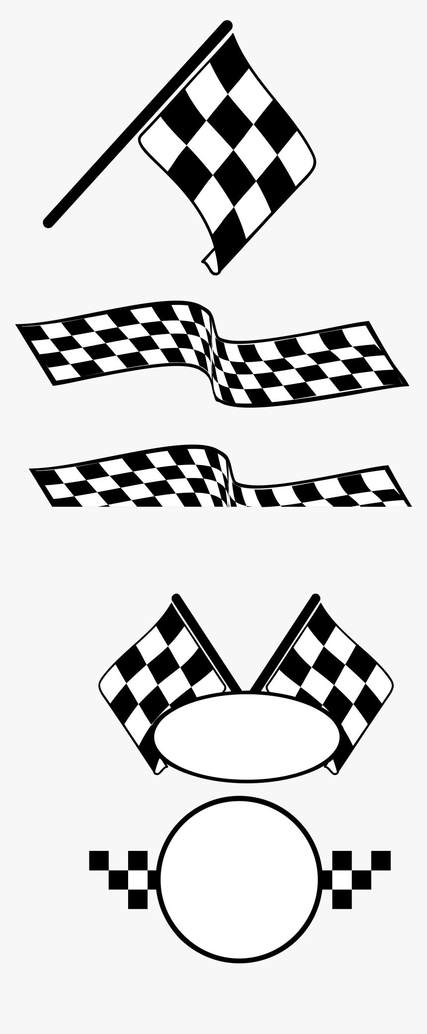 Auto Racing Racing Flags - Racing Flag, HD Png Download