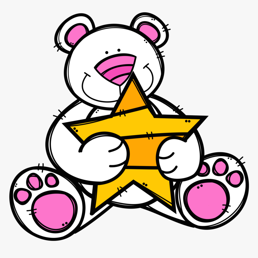 Bears Hugging Stars Clip Art - Clip Art, HD Png Download
