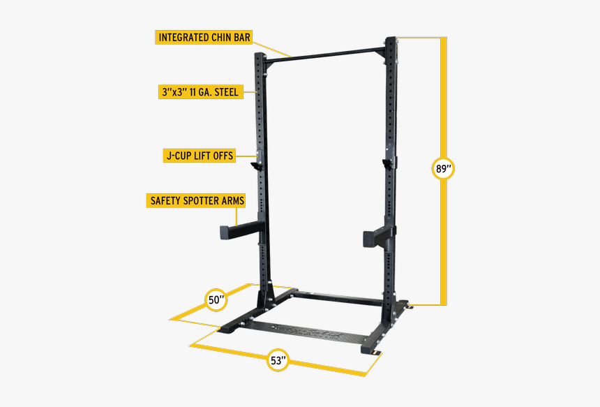 Pcl Half Cage - Half Rack, HD Png Download