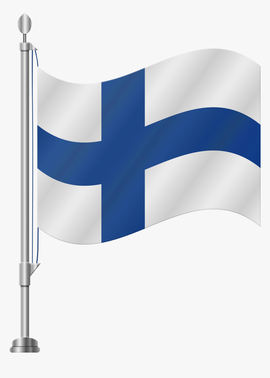 Transparent Racing Flags Png - Clip Art Finnish Flag, Png Download
