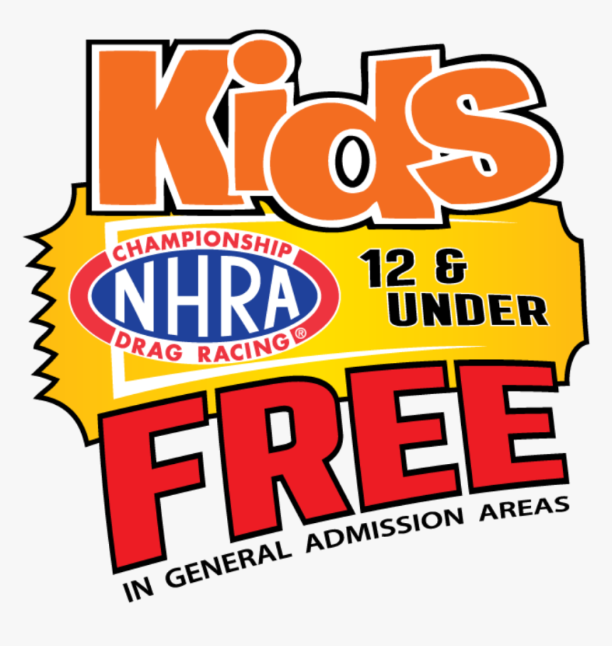 Kids 12 And Under Free In Ga - Nhra, HD Png Download