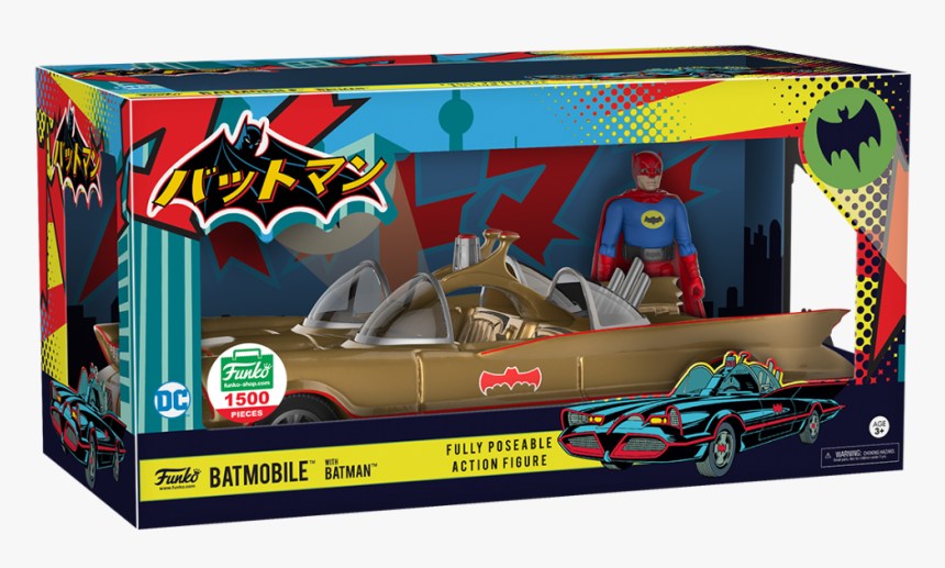 Batmobile Funko Dc Heroes, HD Png Download