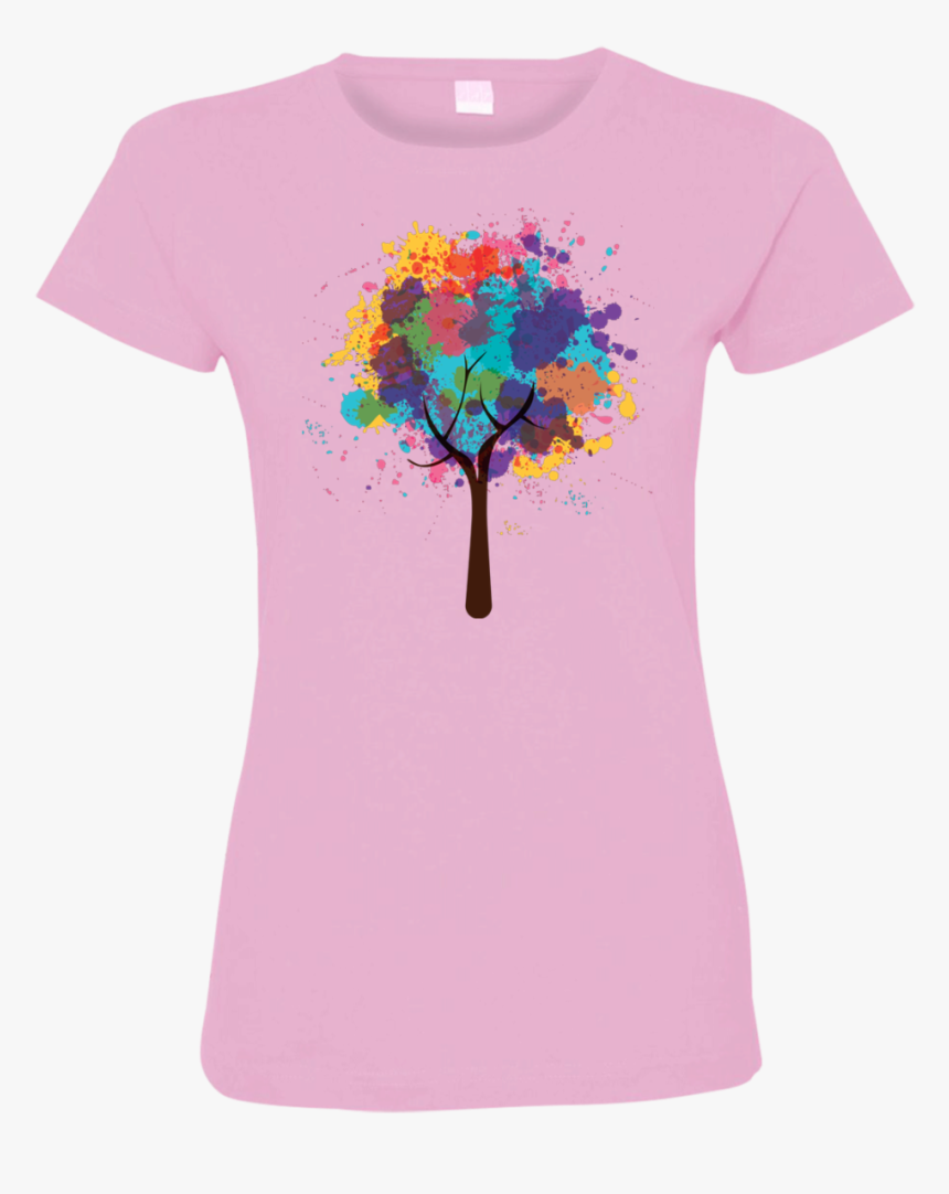 Transparent Watercolor Tree Png - Tree, Png Download