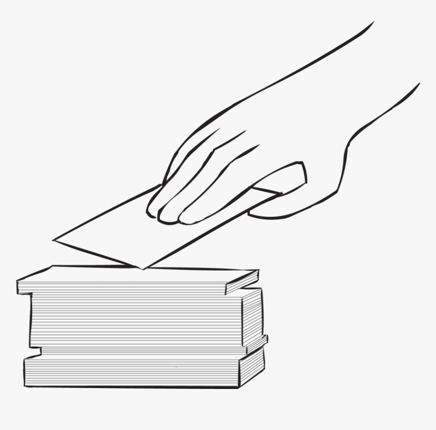 Hand Picking Up An Index Card, As Featured In Fun Large - Hand Picking Up Cards, HD Png Download