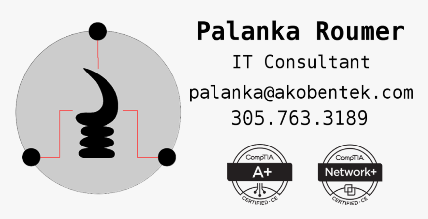 1-akobentekcard - Comptia - Comptia, HD Png Download
