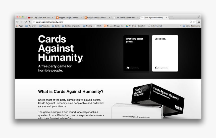 Cards For Humanity S Website Is It S Store Front, It - Laying An Egg Cards Against Humanity, HD Png Download