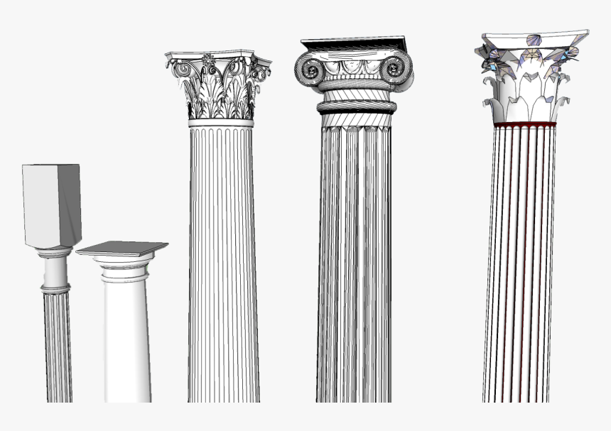 Jpg Royalty Free Column Clipart Ionian - Ionian Post, HD Png Download