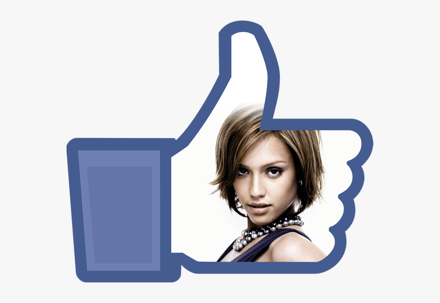 Transparent Customizable Facebook Like Button Png - Fotomontaje Pixiz, Png Download