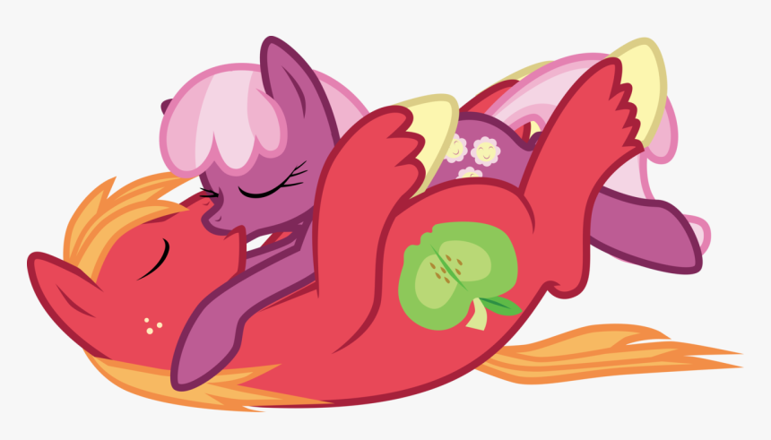 Cheerilee, Cheerimac, Earth Pony, Kissing, Male, Pony, - Mlp Big Macintosh X Cheerilee, HD Png Download
