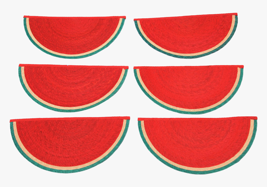 Vintage Watermelon Slice Placemats - Circle, HD Png Download