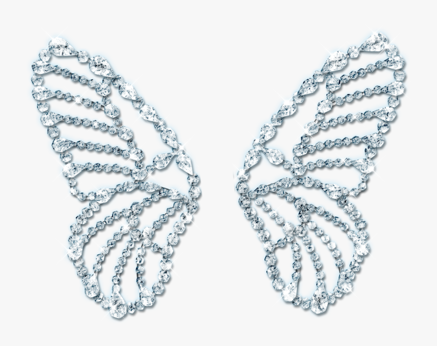 Transparent Butterfly Wings Png - Diamond Butterfly Wings Png, Png Download