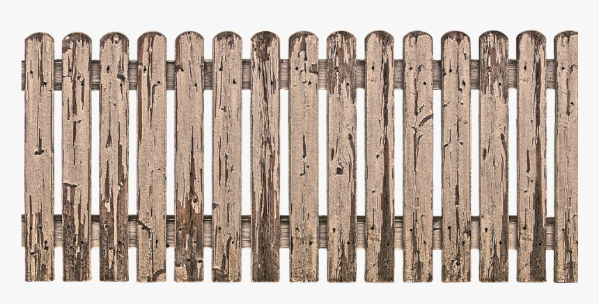 Fence, Wood Fence, Fence Element, Garden Fence, Paling, HD Png Download