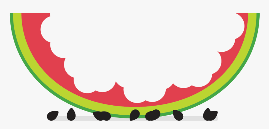 Eaten Watermelon Slice, HD Png Download
