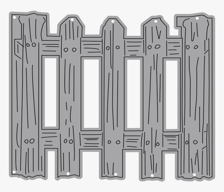 Garden Notes - Garden Fence - Picket Fence, HD Png Download