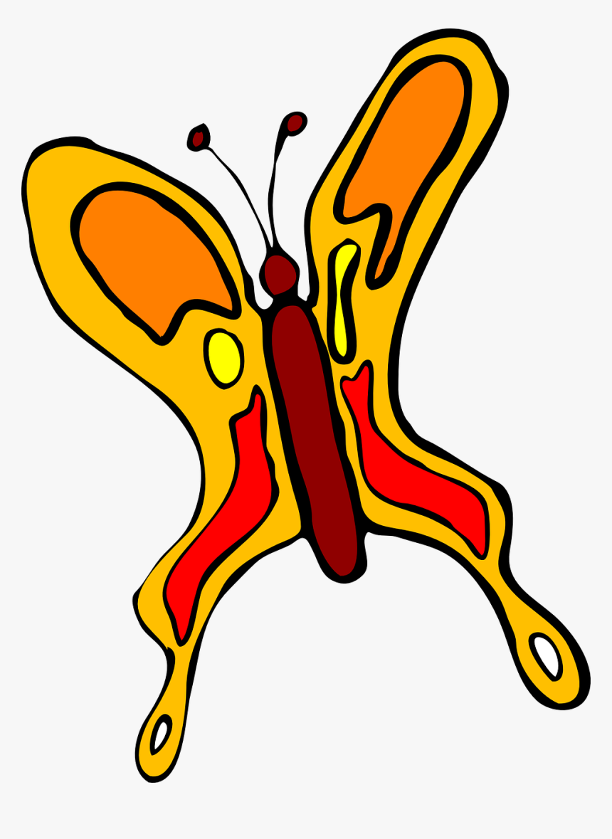 Farfalla Stilizzata, HD Png Download