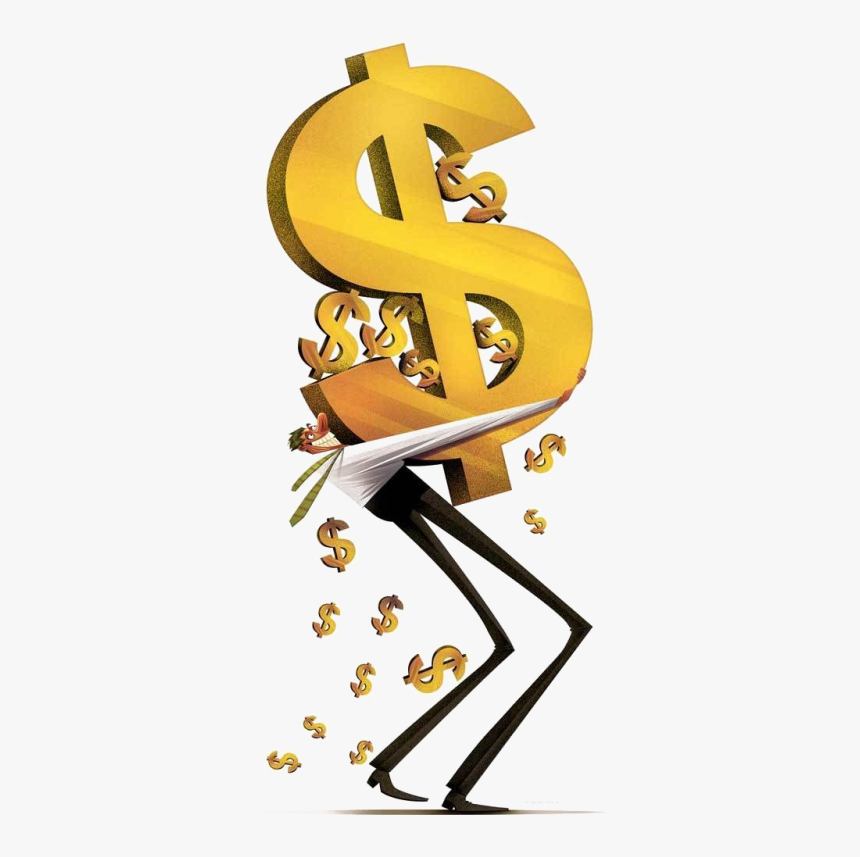 Money 卡通, HD Png Download