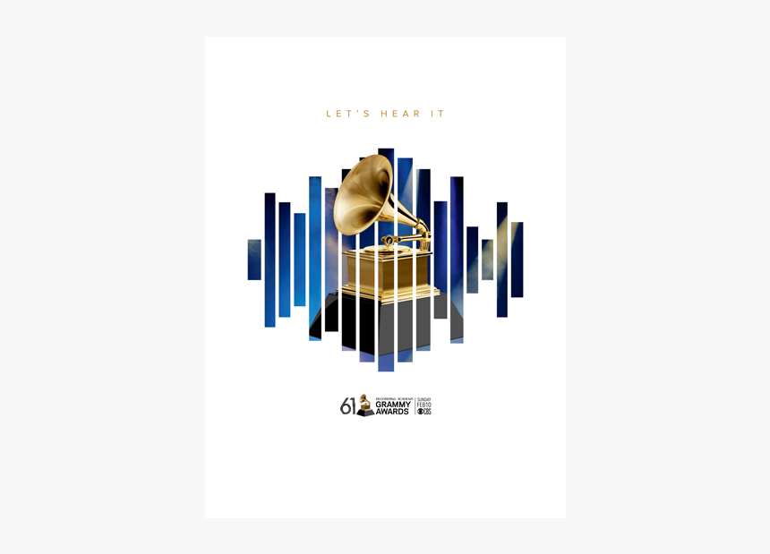 61st Annual Grammy Awards Logo, HD Png Download