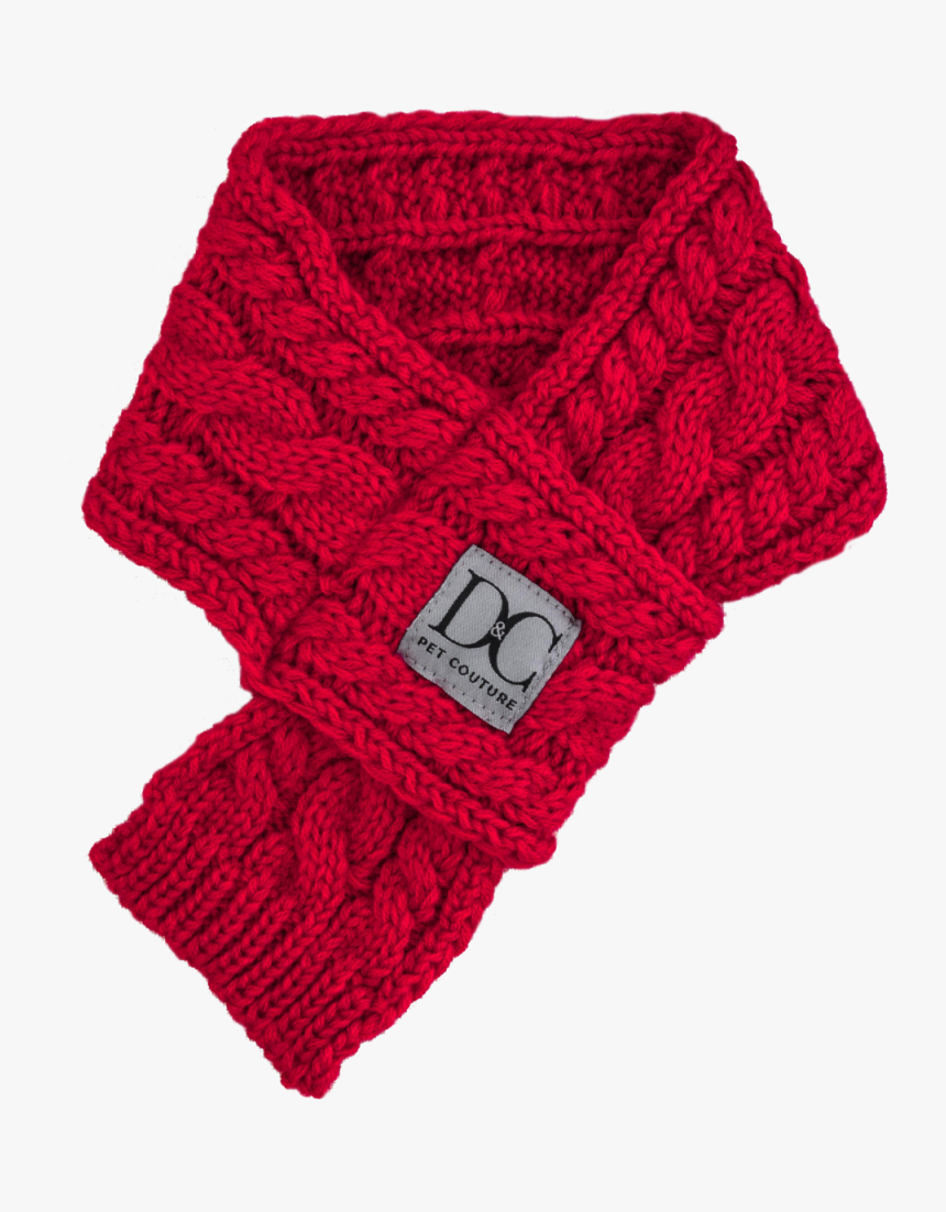 Red Scarf Cut Out - Wool, HD Png Download