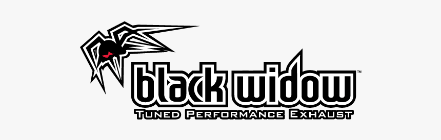 Black Widow Exhaust Logo, HD Png Download