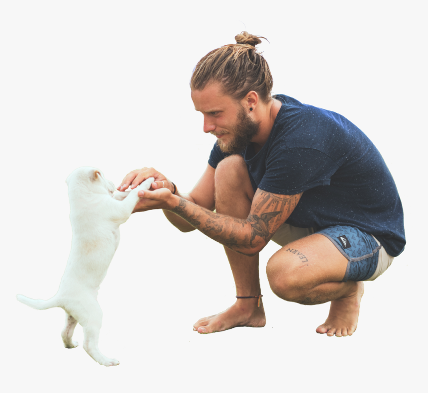 Png Guy - People With Dog Png, Transparent Png