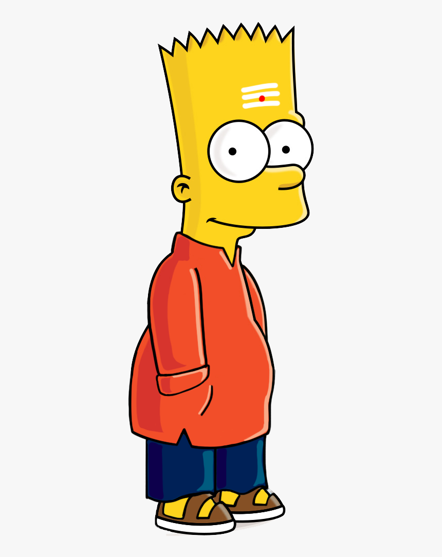 Indian Bart Simpson, HD Png Download.