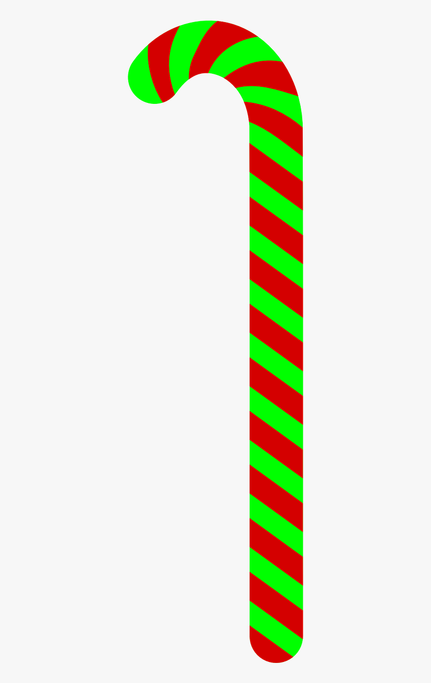 Red And Green Candy Cane, HD Png Download