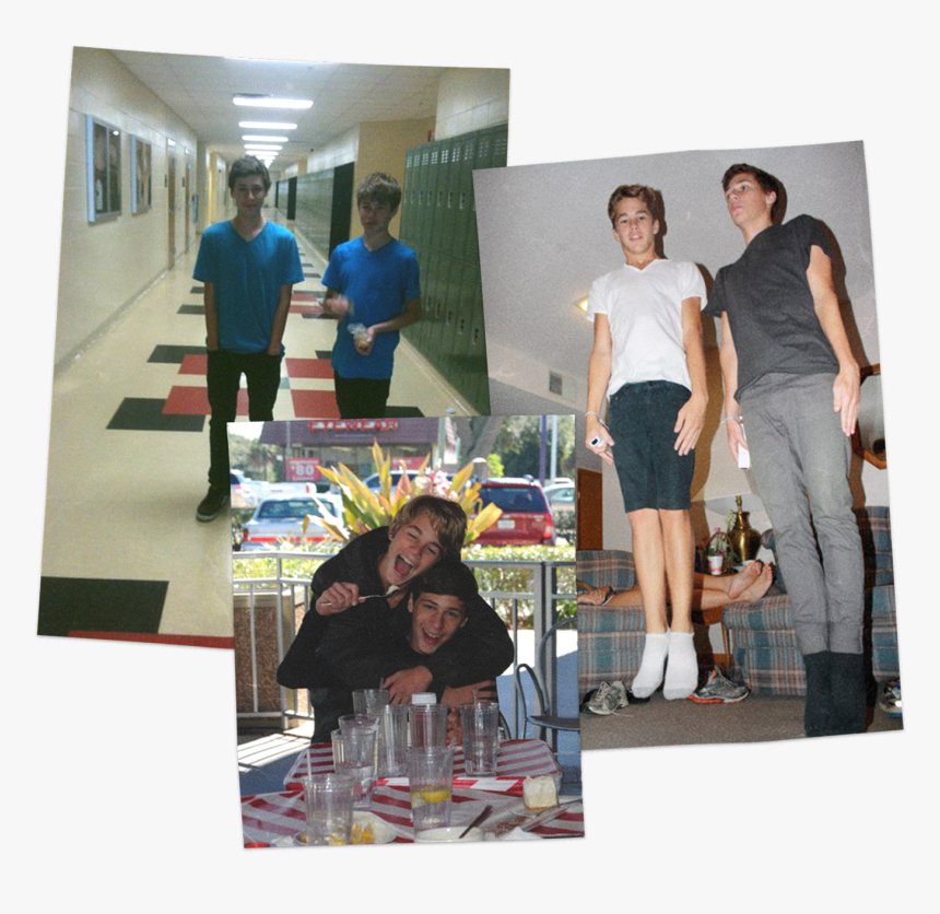 A Collage Of Tucker And I From High School - Photographic Paper, HD Png Download