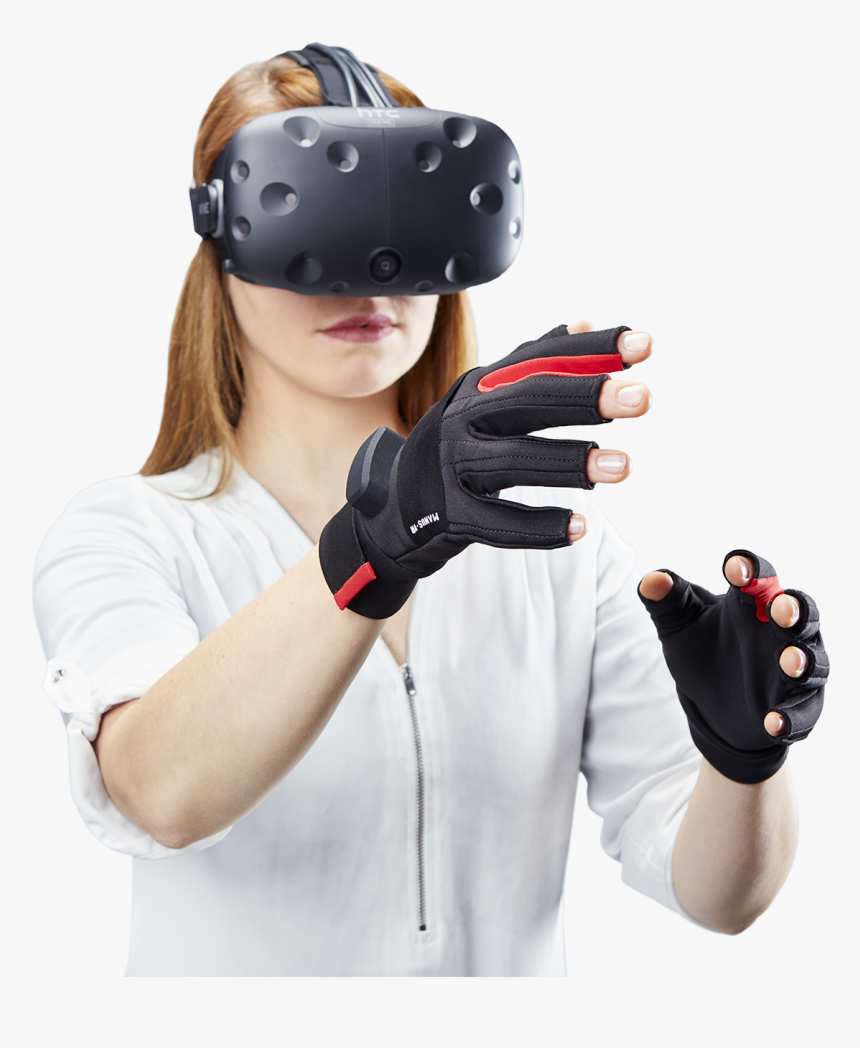 Manus Vr - Virtual Reality Helmet And Gloves, HD Png Download