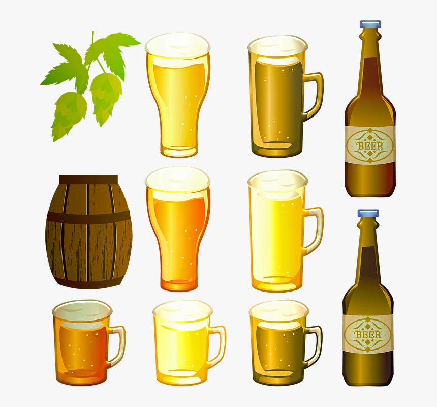 Beer, Beer Bottle, Oktoberfest, Drink, Alcohol, Glass - Lager, HD Png Download