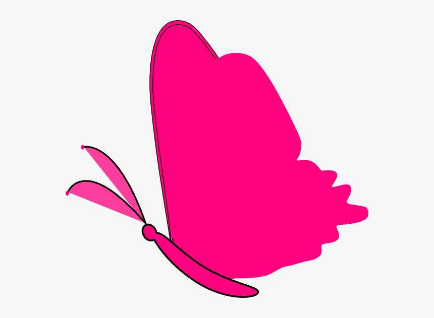 Pink Butterfly Clipart Png, Transparent Png