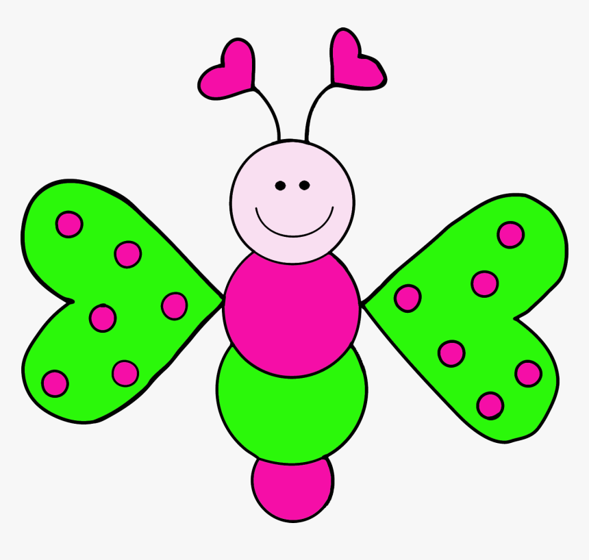 Pink Butterfly Clip Art - Free Butterfly Clip Art, HD Png Download