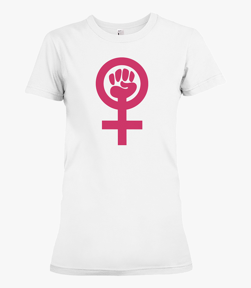 Women S Power Symbol Cotton T Shirt - Cross, HD Png Download