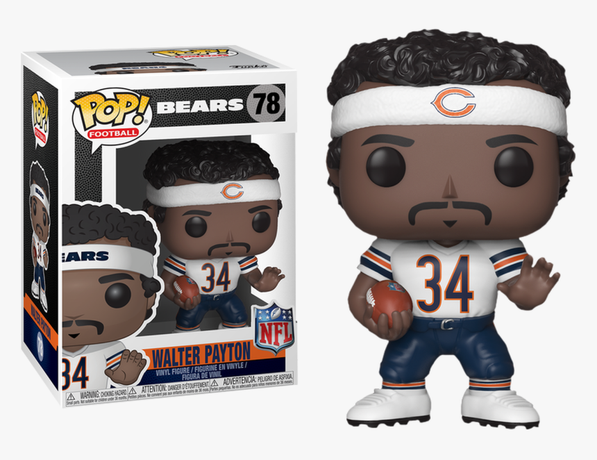 Walter Payton Chicago Bears Legends Pop Vinyl Figure - Chicago Bears Funko Pop, HD Png Download