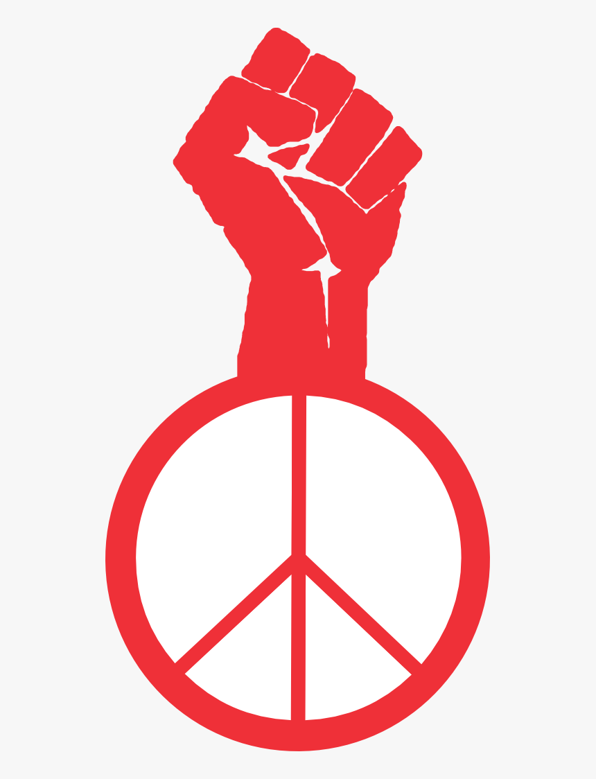 Occupy Wall Street Fight Power Peace People Peace Symbol - Peace And Justice Symbol, HD Png Download