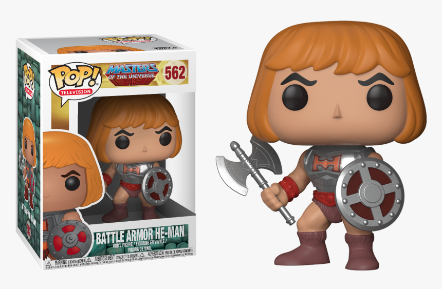 Pop Figure Masters Of The Universe He Man Battle Damaged - Battle Armor He Man Funko, HD Png Download