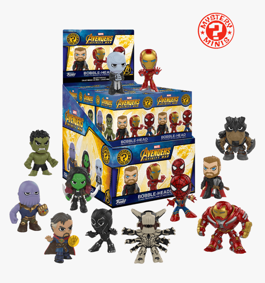 Avengers Infinity War Pop Vinyl , Png Download - Funko Infinity War Mystery Minis, Transparent Png