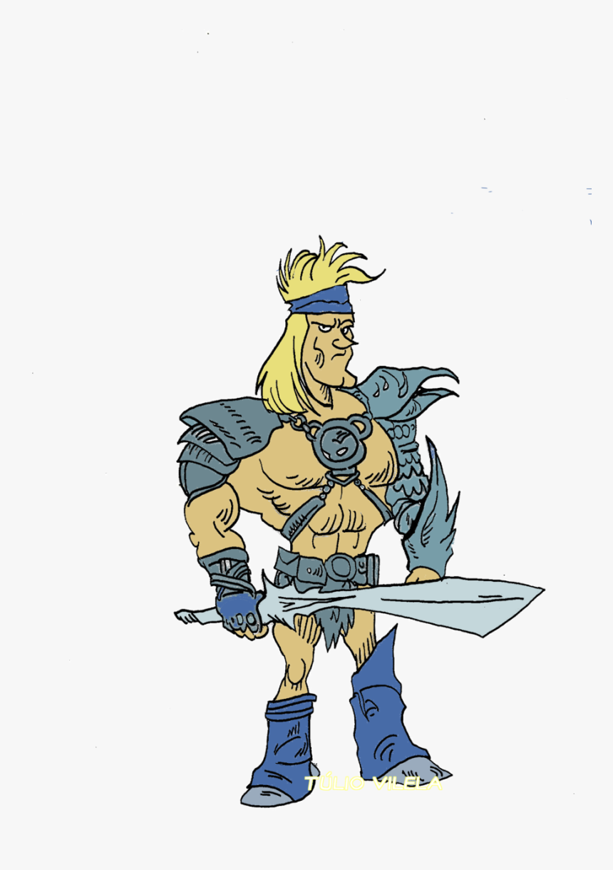 Cartoony He-man - Cartoon, HD Png Download