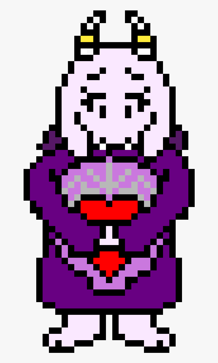 Timoretale Toriel First Look - Undertale Toriel Pixel Art, HD Png Download