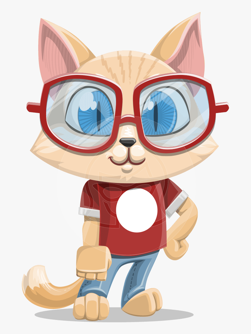 Collection Of Free Cat Vector Cartoon - Cat Characters Png, Transparent Png