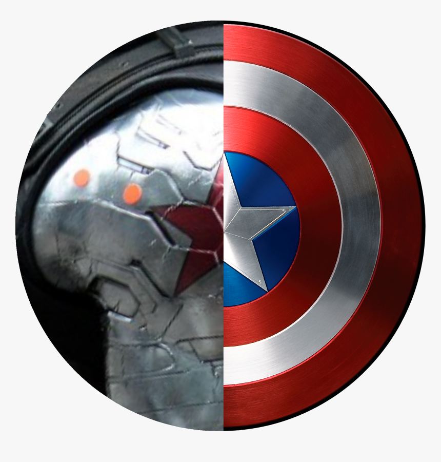 Winter Soldier And Shield Star - Winter Soldier Captain America Shield, HD Png Download