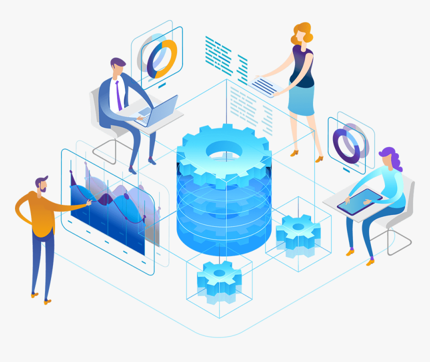 Isometric Illustration Png, Transparent Png