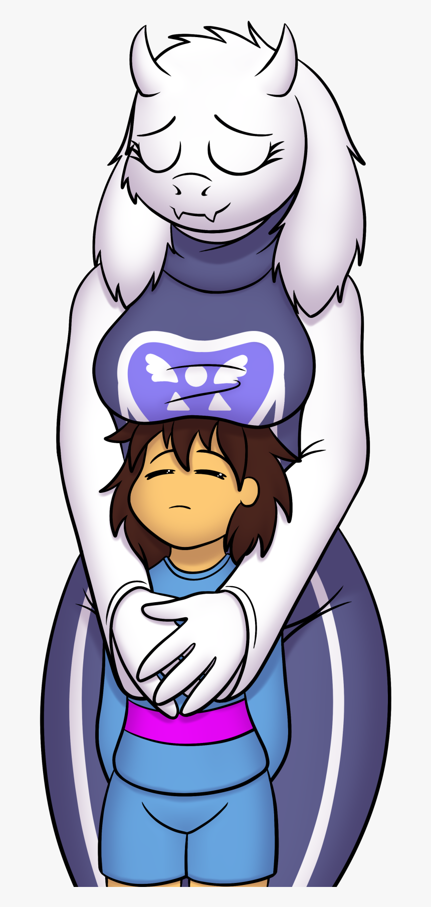 Toriel Hugs You - Cartoon, HD Png Download