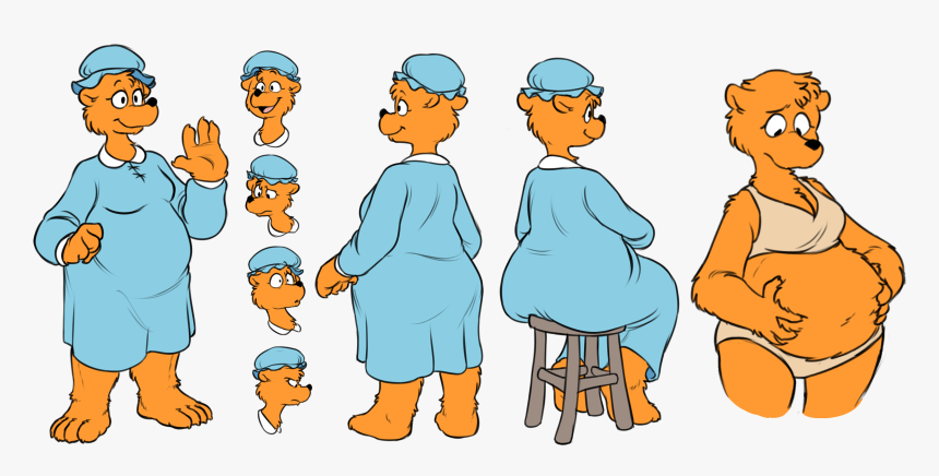 Mama Bear , Png Download - We Bare Bears Pregnant, Transparent Png
