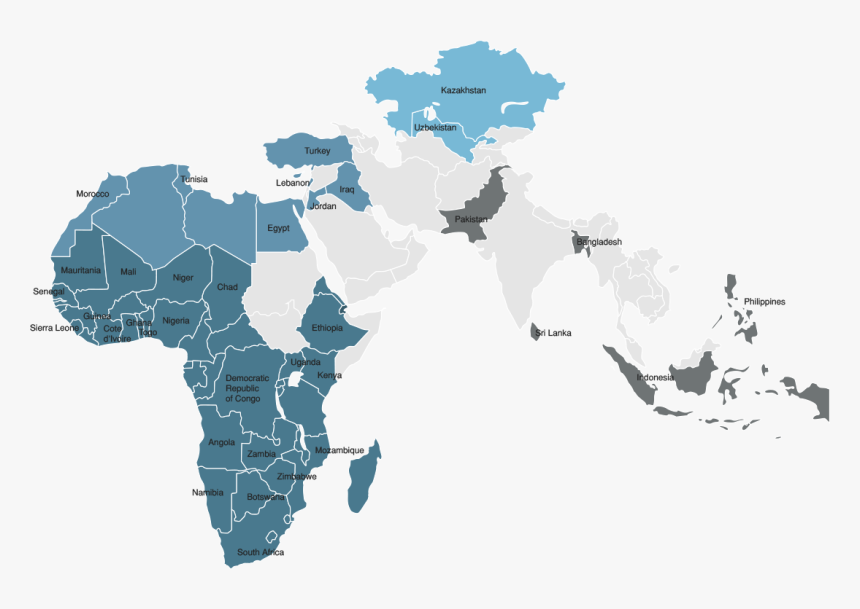 Population Growth Map Of Africa, HD Png Download