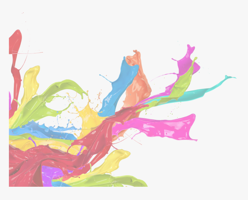 Paint Splash Colorful Png, Transparent Png