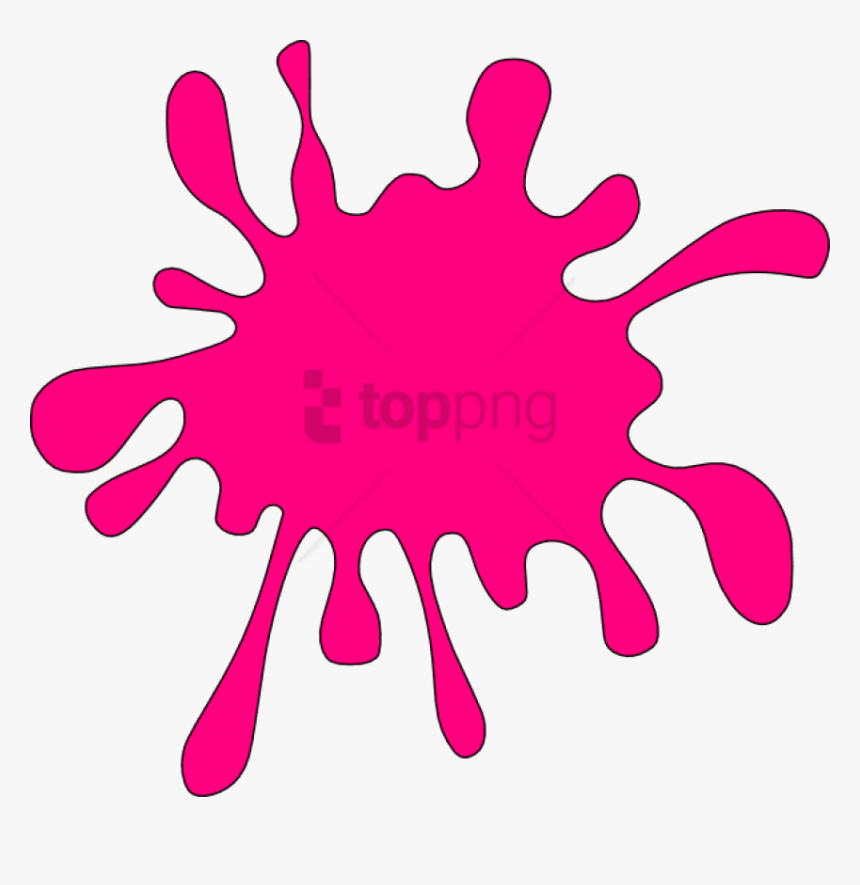 Colors Clipart Png Splash - Red Paint Splash Clipart, Transparent Png