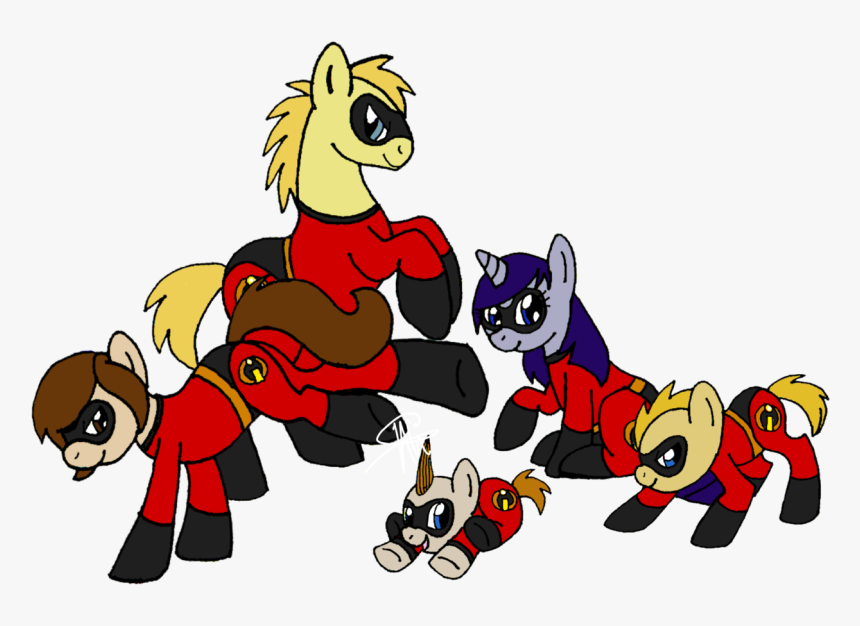 The Incredibles Clipart Dash - Incredibles My Little Pony, HD Png Download