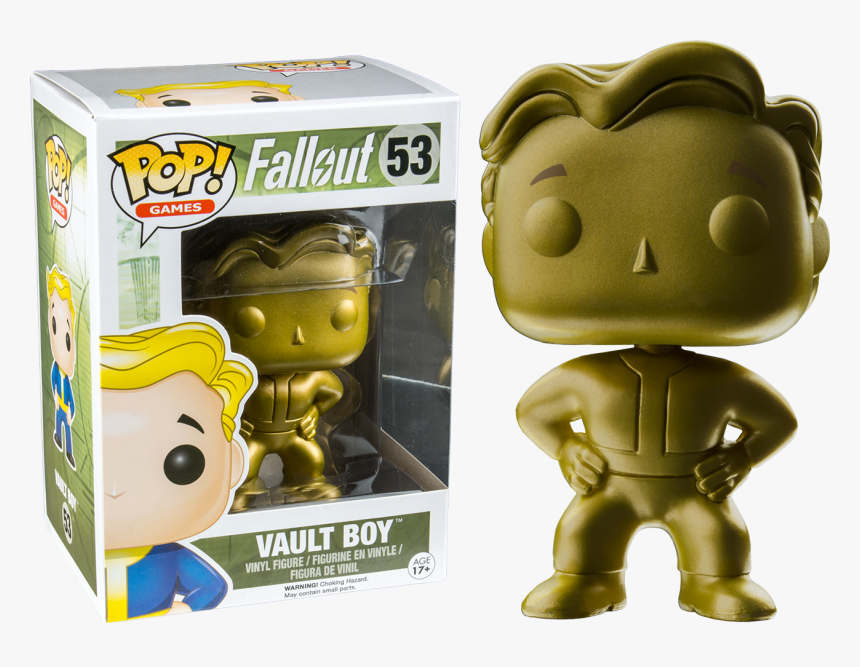 Gold Vault Boy Pop, HD Png Download